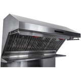 48" Canopy Wall-Mount Range Hood, Baffle Filter, Backsplash