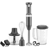 Immersion Blender CORDLESS Variable Speed Trigger, Chopper/Whisk Attach