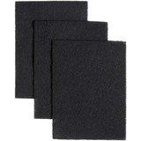 Replacement Charcoal Filter Pack (3) 7-3/4" x 10-1/2" pads