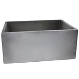 Nantucket Sinks 23-Inch Farmhouse Fireclay Sink with Concrete Finish