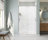 Incognito 76 44-47 x 76 in. 8mm Bypass Shower Door for Alcove Installation with Clear glass in Chrome