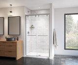 Uptown 44-47 x 76 in. 8 mm Bypass Shower Door for Alcove Installation with Clear glass in Chrome