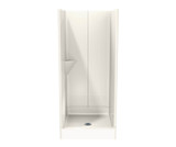32SKD 32 x 34 AcrylX Alcove Center Drain Three-Piece Shower in Biscuit