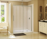Olympia Square 6032 Acrylic Alcove or Corner Shower Base in White with Right-Hand Drain