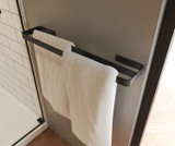 Odile Suite 24 in. Double Towel Bar in Matte Black