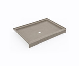 SS-3448 34 x 48 Swanstone Alcove Shower Pan with Center Drain Limestone