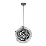 KUZCO Lighting CH51632-BK/LG Magellan - 140W LED Chandelier-31.25 Inches Tall and 31.38 Inches Wide,