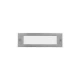 KUZCO Lighting ER9410-GY Bristol - 9W LED Outdoor Step Light-3.63 Inches Tall and 9.75 Inches Wide, Finish Color: Gray