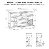 Howard Miller Ws63b Wine & Bar Custom Console