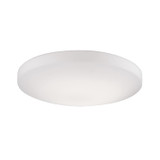 KUZCO Lighting FM11015-WH Trafalgar - 22W LED Flush Mount-3.13 Inches Tall and 15 Inches Wide,