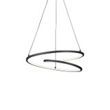 KUZCO Lighting PD11119-BK Twist - 28W LED Pendant-4.75 Inches Tall and 19 Inches Wide, Finish Color: Black