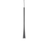 KUZCO Lighting PD15816-BK Taper - 7W LED Pendant-15.75 Inches Tall and 1.25 Inches Wide, Finish Color: Black