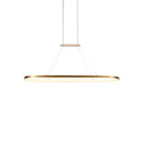 KUZCO Lighting PD19347-AN Eerie - 58W LED Pendant-1.13 Inches Tall and 47.25 Inches Wide, Finish Color: Antique Brass