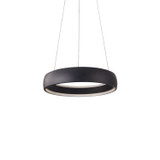 KUZCO Lighting PD22723-BK Halo - 62W LED Pendant-4.25 Inches Tall and 24.38 Inches Wide, Finish Color: Black