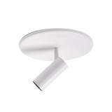 KUZCO Lighting SF15001-WH Downey - 4W LED Semi-Flush Mount-3.75 Inches Tall and 4.38 Inches Wide, Finish Color: White