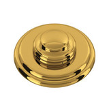 Waste Disposal Air Switch Button Unlacquered Brass