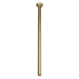 24" Ceiling Mount Shower Arm Unlacquered Brass