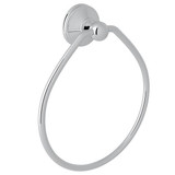 Georgian Era Towel Ring Polished Chrome