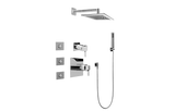 GRAFF GC5.122A-LM39S-PC Full Thermostatic Shower System with Transfer Valve (Rough & Trim)