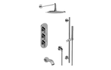 GRAFF GL3.612WT-LM58E0-PN M-Series Full Thermostatic Shower System w/Diverter Valve (Rough & Trim)