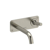 Riu Wall Mount Lavatory Faucet Brushed Nickel