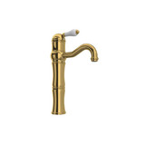 Acqui® Single Handle Tall Lavatory Faucet Unlacquered Brass