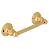 Toilet Paper Holder With Lift Arm Unlacquered Brass