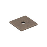 Square Backplate 1" - Pewter Antique