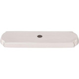 Aspen II Rectangle Backplate 2 1/2" - Brushed Satin Nickel