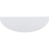 Half Circle Backplate 3 1/2" (c-c) - Polished Chrome