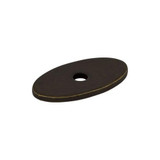 Oval Backplate Small 1 1/4" - German Bronze