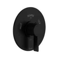 Tenerife 3/4" Thermostatic Trim Without Volume Control Matte Black