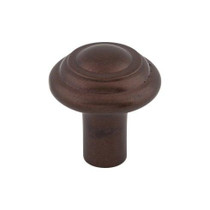 Aspen Button Knob 1 1/4" - Mahogany Bronze