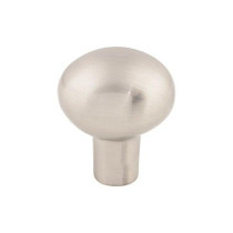 Aspen II Small Egg Knob 1 3/16" - Brushed Satin Nickel