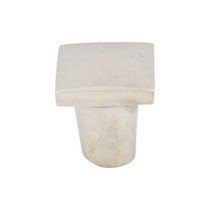 Aspen II Square Knob 3/4" - Polished Nickel