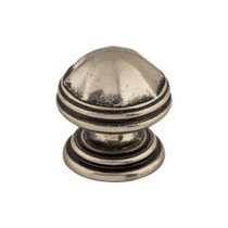 London Knob 1 1/4" - Pewter Antique