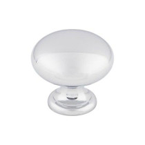 Mushroom Knob 1 1/4" - Polished Chrome