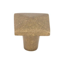 Aspen Square Knob 1 1/4" - Light Bronze