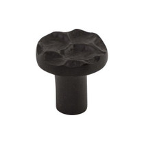 Cobblestone Round Knob 1 1/8" - Coal Black