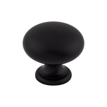 Mushroom Knob 1 1/4" - Flat Black