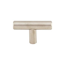 Solid T-Handle 2" - Brushed Stainless Steel