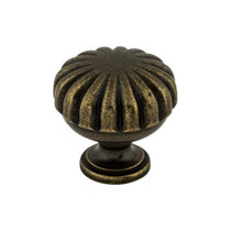 Melon Knob 1 1/4" - German Bronze