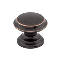 Flat Top Knob 1 3/8" - Tuscan Bronze