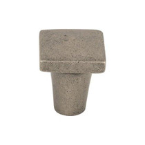 Aspen Square Knob 7/8" - Silicon Bronze Light