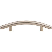 Curved Bar Pull 3 3/4" (c-c) - Brushed Satin Nickel