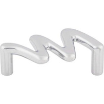 Squiggly Pull 2 1/2" (c-c) - Polished Chrome ** DISCONTINUED - LIMITED AVAILABILITY **