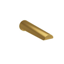 Parabola Wall Mount Tub Spout Brushed Gold