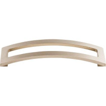 Euro Arched Pull 5" (c-c) - Brushed Satin Nickel