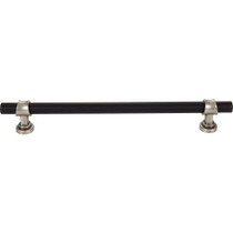 Bit Appliance Pull 12" (c-c) - Flat Black and Pewter Antique