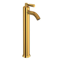 Holborn Single Handle Tall Lavatory Faucet Unlacquered Brass